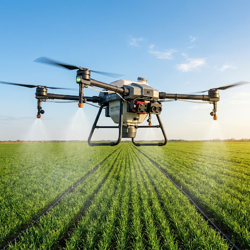Agricultural Drone Spraying